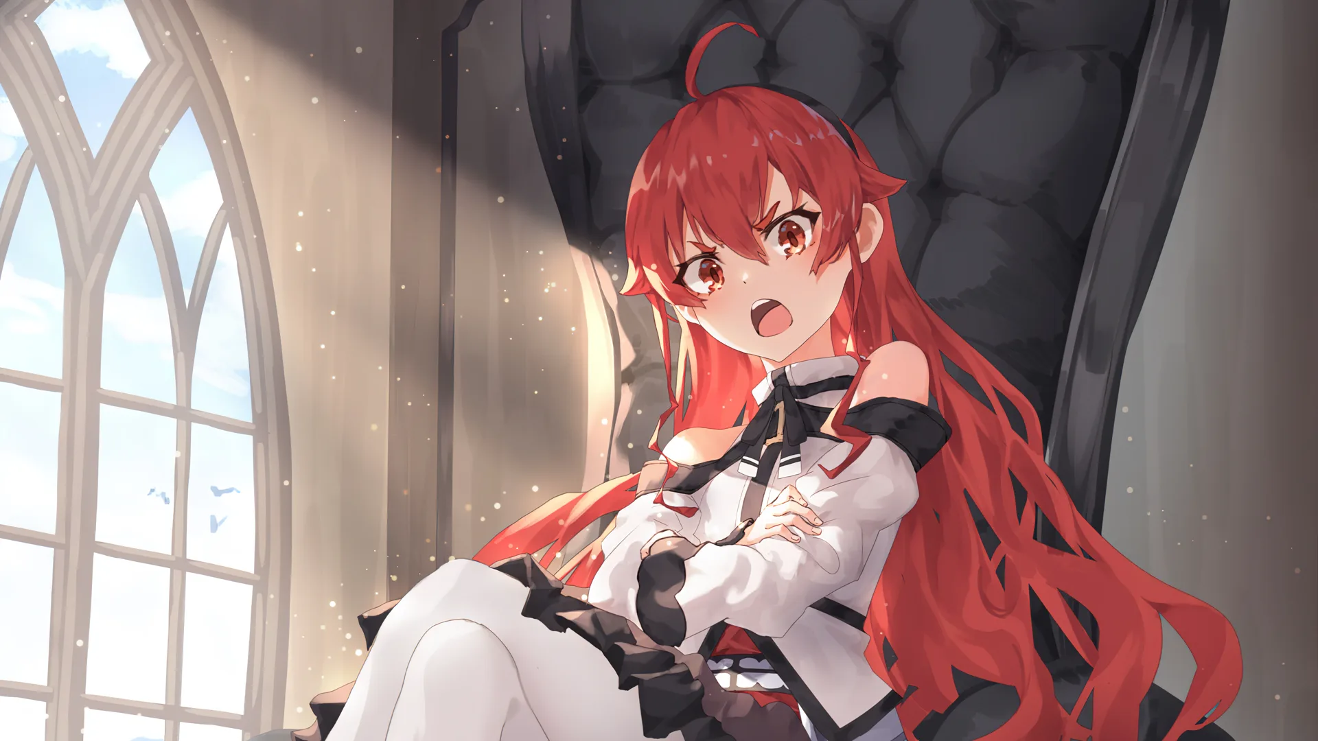 Eris surprise, robe blanche au château